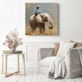 Journey with Elephant Diamond Painting as Home Decor