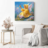 Little Angel with Butterfly Diamond Painting as Home Decor