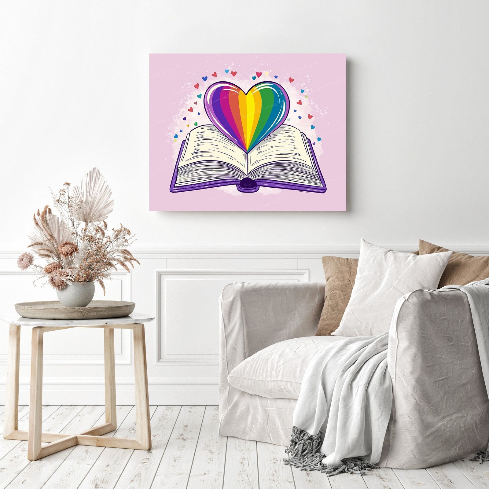 Love is Love Diamond Painting as Home Decor