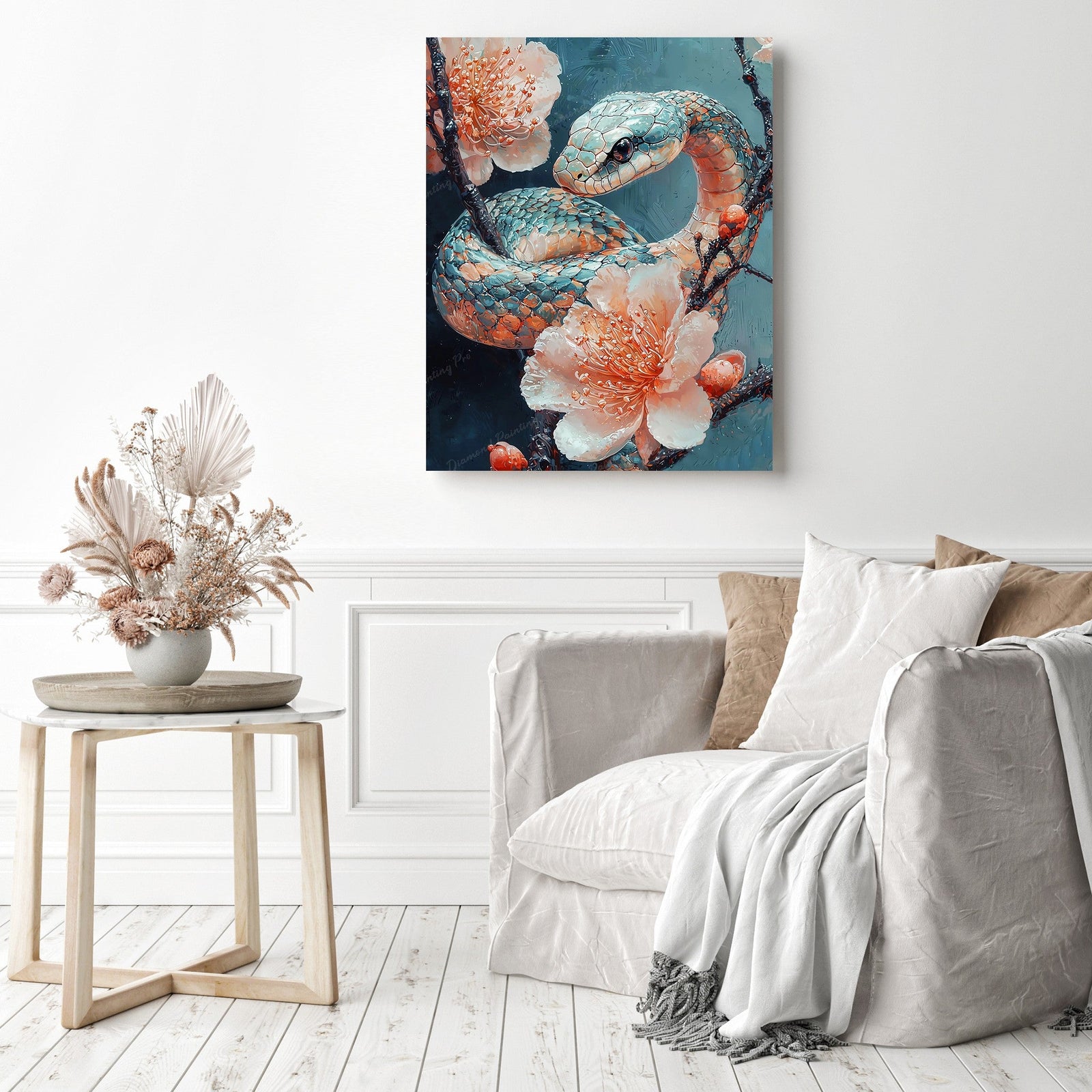 Majestic Snake Diamond Painting as Home Decor