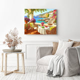 Mediterranean Escape Diamond Painting as Home Decor