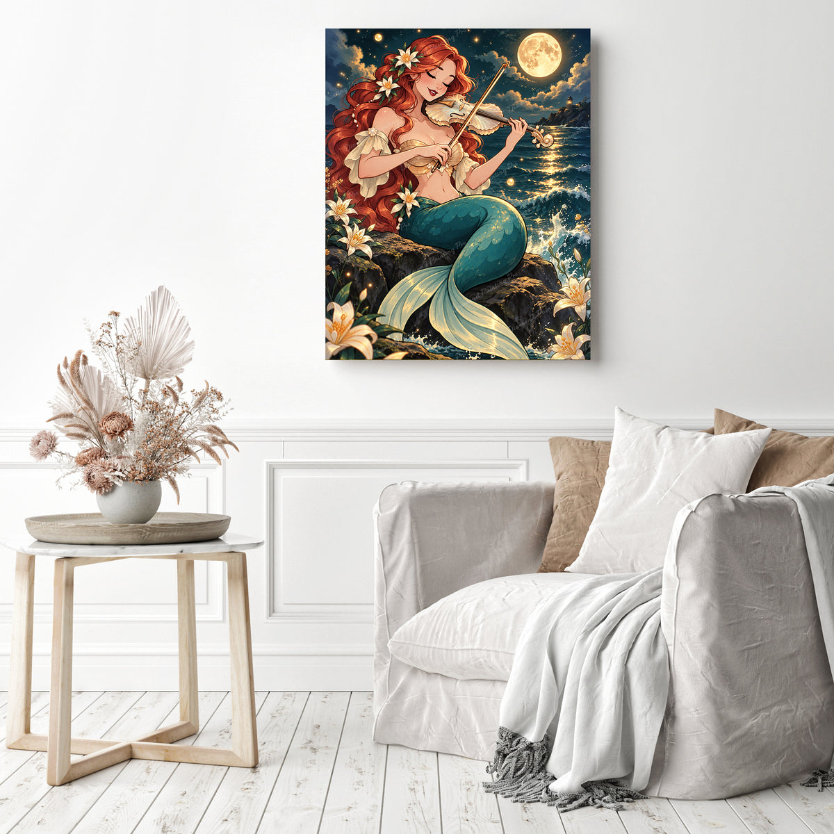 Mermaid Sonata Diamond Painting as Home Decor