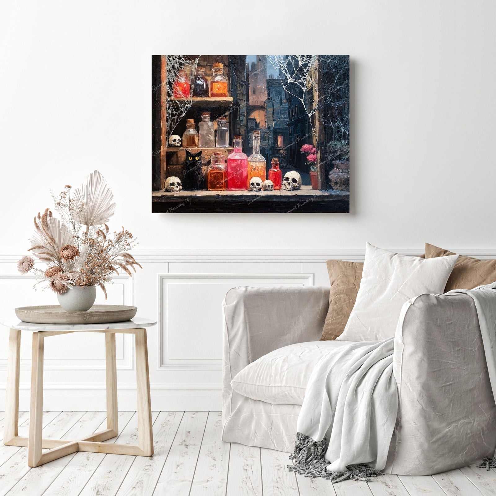 Midnight Potion Parlor Diamond Painting as Home Decor