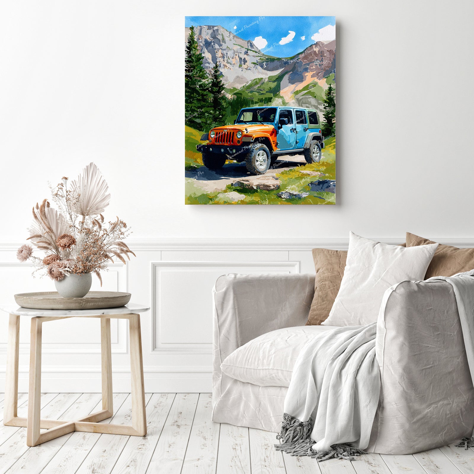 Off-Road Trip Diamond Painting as Home Decor