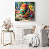 Ornate Easter Egg Diamond Painting as Home Decor