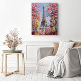 Parisian Pink Morning Diamond Painting as Home Decor