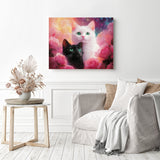 Paws Among the Petals Diamond Painting as Home Decor