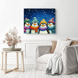 Penguin Pals Diamond Painting as Home Decor