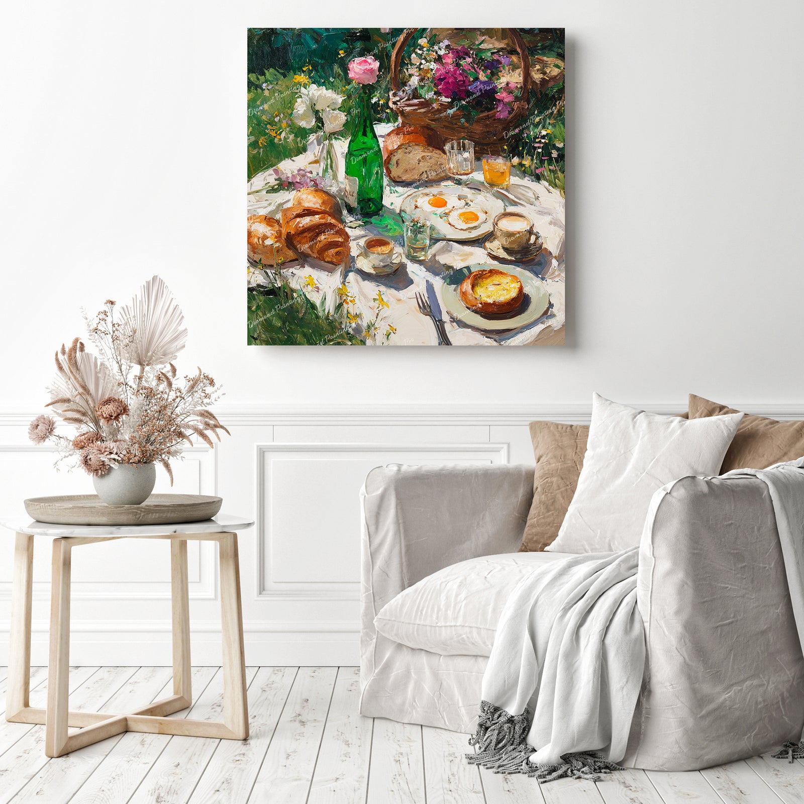 Picnic Breakfast Diamond Painting as Home Decor