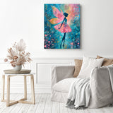Pink Fairy Ballerina Diamond Painting as Home Decor