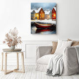 Quiet Winter Night Diamond Painting as Home Decor