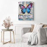 Rustic Boho Butterfly Diamond Painting as Home Decor