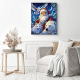 Santa and Polar Kingdom Diamond Painting as Home Decor