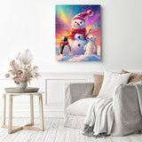 Snowman, Penguin and Polar Bear Diamond Painting as Home Decor