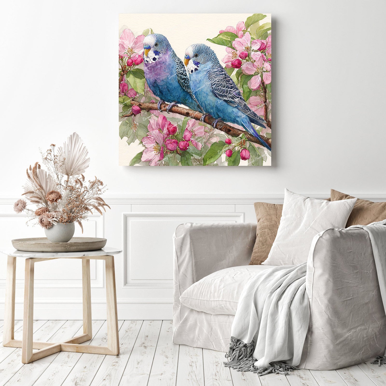 Songbirds in Bloom Diamond Painting as Home Decor