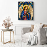 Stained-Glass Messenger Diamond Painting as Home Decor