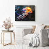 Stellar Jellyfish Diamond Painting as Home Decor