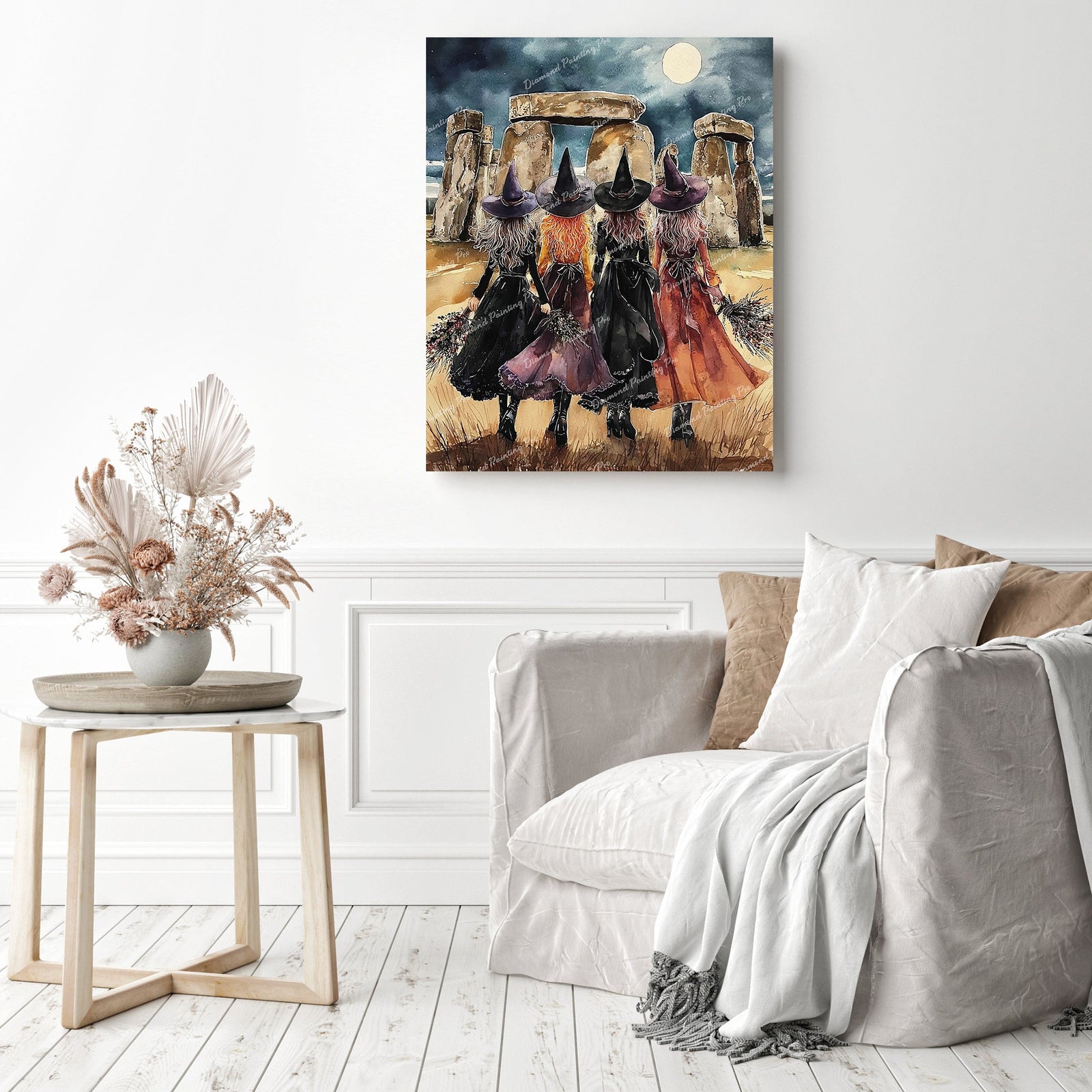 Stonehenge Sisterhood Diamond Painting as Home Decor
