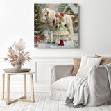 Sugarplum's Winter Ride Diamond Painting as Home Decor