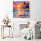 Sunset Serenity Diamond Painting as Home Decor