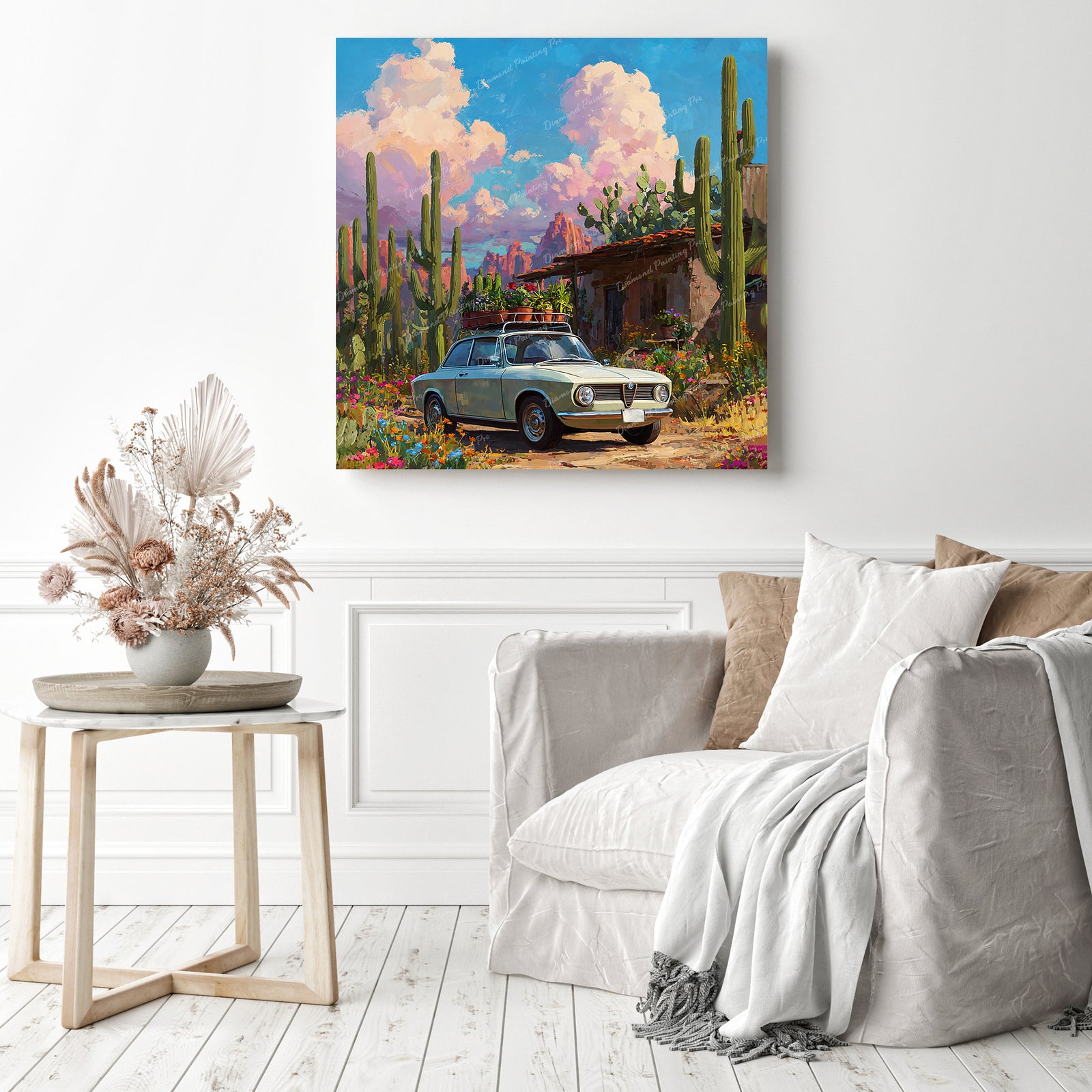 The Oasis Traveler Diamond Painting as Home Decor