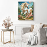 The White Stallion Diamond Painting as Home Decor