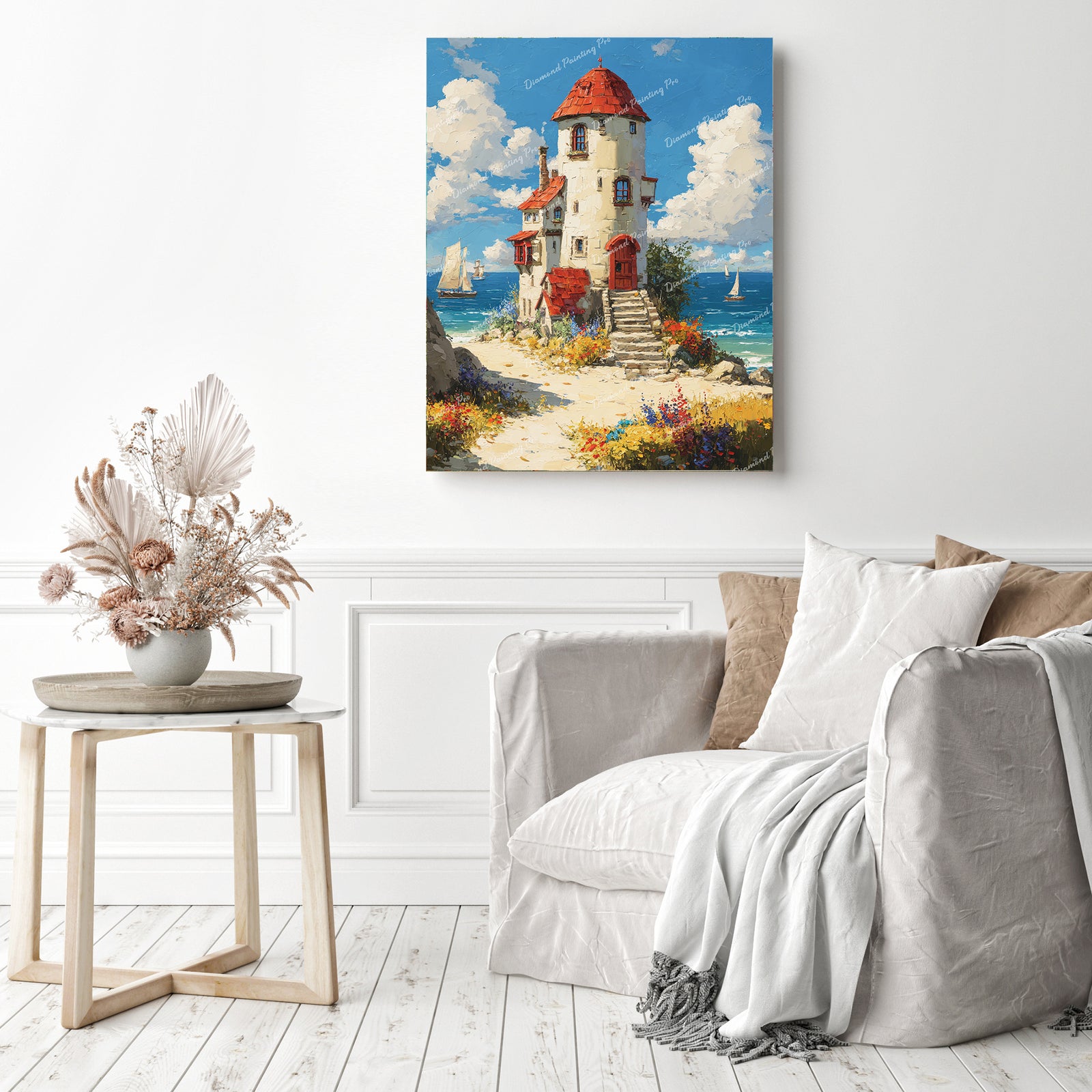 Tower Lighthouse Diamond Painting as Home Decor
