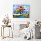 Tree of Every Season Diamond Painting as Home Decor