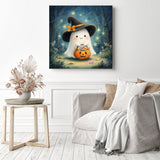 Trick or Treat Boo Diamond Painting as Home Decor