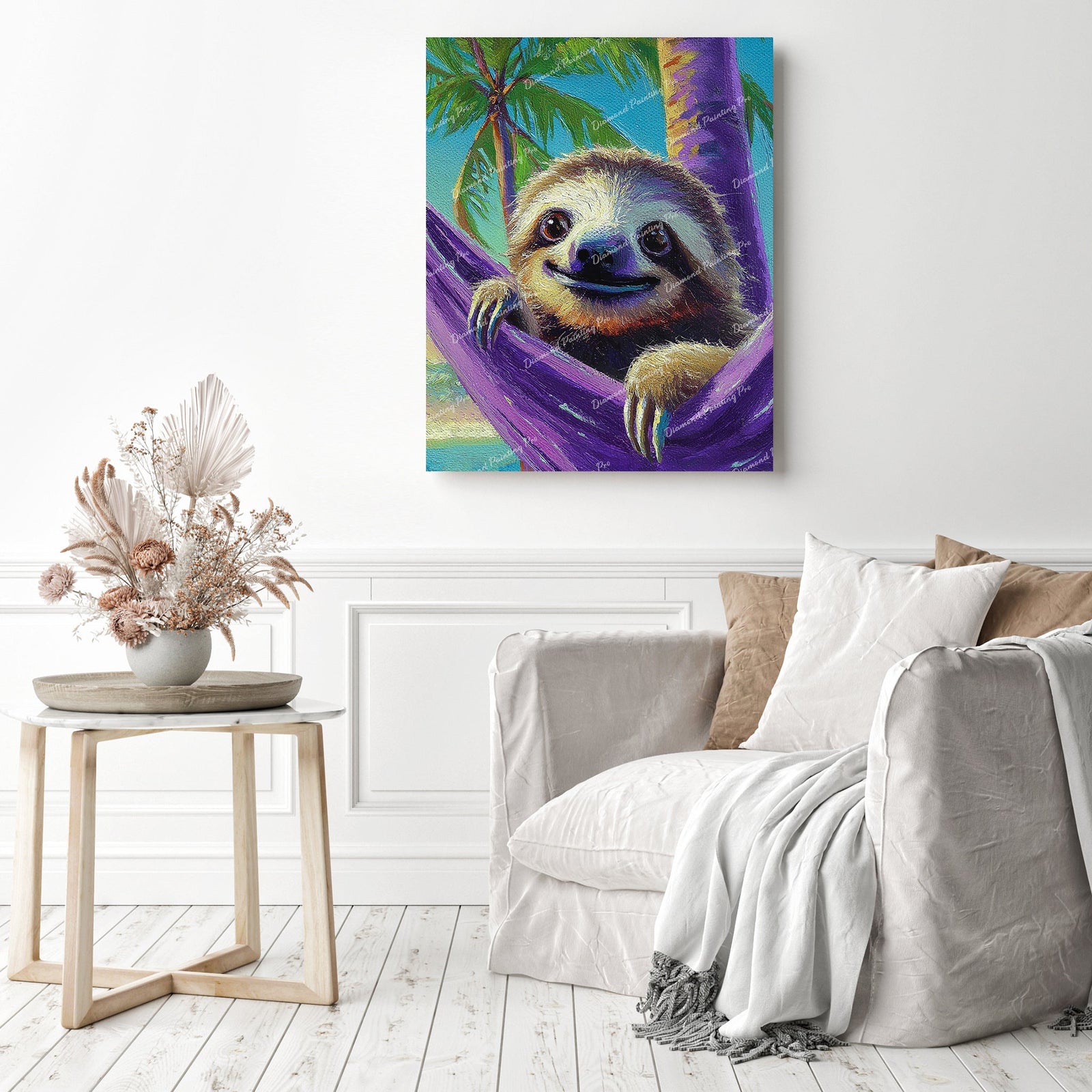 Tropical Time-Out Diamond Painting as Home Decor