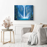 Valley Waterfall Diamond Painting as Home Decor