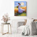 Whispers of Spring | Diamond Painting Displayed as Home Decor