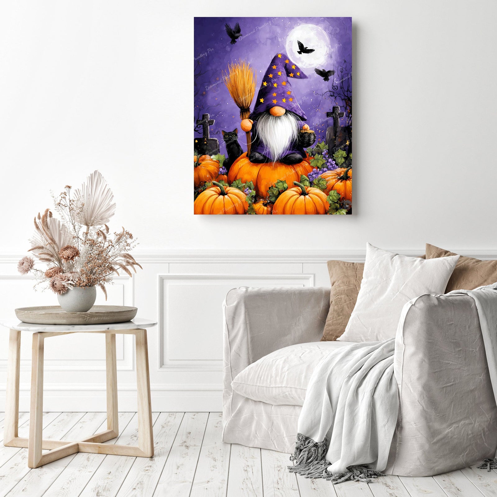 Wizard Gnome Diamond Painting as Home Decor