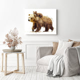 Woodland Bear Hug Diamond Painting as Home Decor