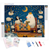 Bedtime Stories Diamond Painting Kit - Full Drill / Square or Round Diamonds with AB Drills Option