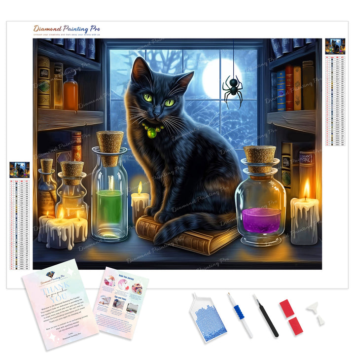 Black Cat Magic | Diamond Painting