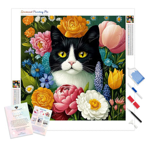Blossom Kitty | Diamond Painting