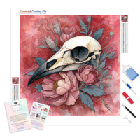 Blush and Bone Diamond Painting Kit - Full Drill / Square or Round Diamonds with AB Drills Option