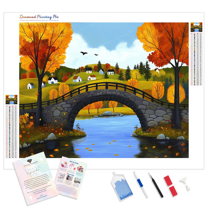 Bridge to Cozyville | Diamond Painting