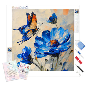 Blue Blossom Beauty | Diamond Painting