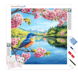 Cherry Lake Birdie | Diamond Painting