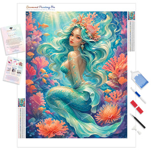 Coral Reef Mermaid | Diamond Painting