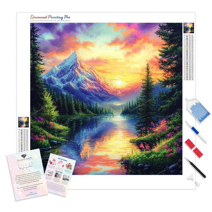 Mountain Diamond Painting Kits | Full Drill Diamond Art – Diamond ...