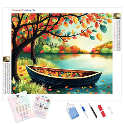 Docked Fall Daydreams | Diamond Painting