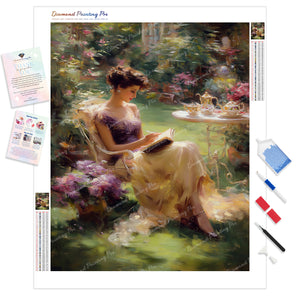 Elegant Reader | Diamond Painting