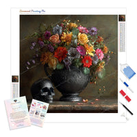Eternal Bloom Diamond Painting Kit - Full Drill / Square or Round Diamonds with AB Drills Option