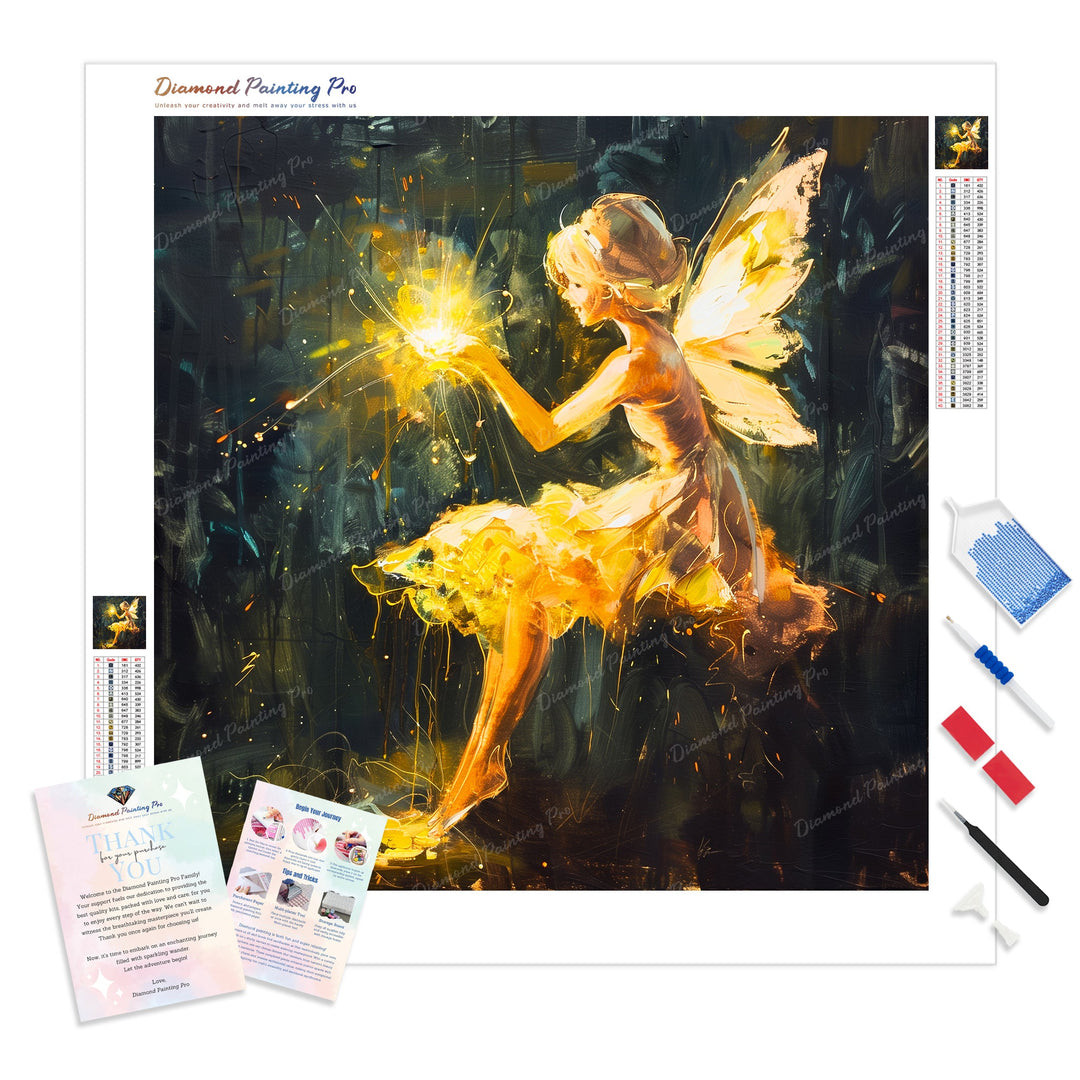 Fairy's Radiant Touch | Diamond Painting