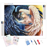 Couple Angel | Diamond Painting Kit - Full Drill - Square or Round Diamonds with AB Drills Option