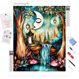 Enchanted Nature Nook | Diamond Painting Kit - Full Drill - Square or Round Diamonds with AB Drills Option