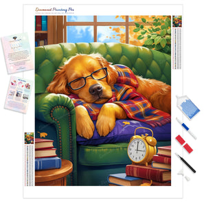 Frankie's Afternoon Nap | Diamond Painting